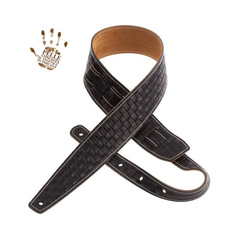 MAGRABO' HOLES HS EMBOSSED INTRECCIO 6CM NERO
