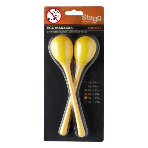 STAGG EGG-MA-L YW EGG MARACAS