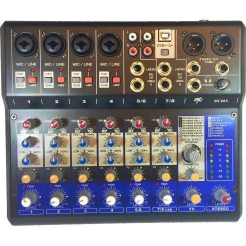 MP AUDIO MC-08X