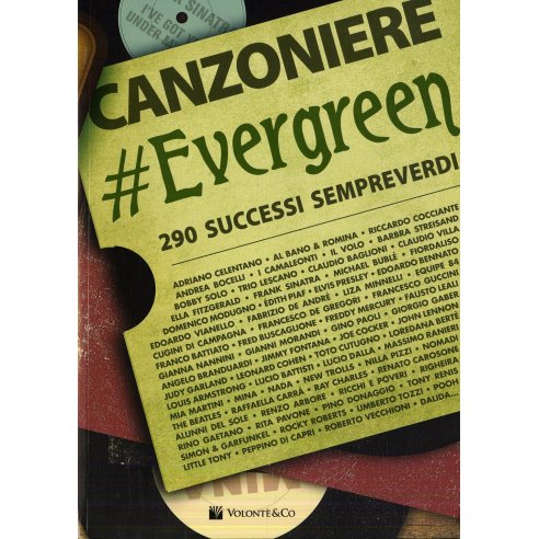 CANZONIERE EVERGREEN 290 CANZONI