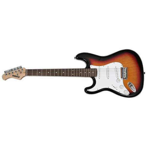 ADONIS EG465SB STRATOCASTER STYLE SUNBURST LEFTY