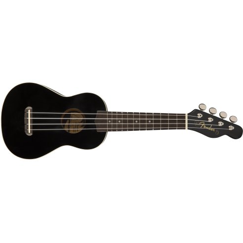 FENDER VENICE UKULELE SOPRANO BLACK