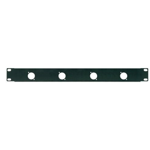 PROEL RK4N PANNELLO RACK 1U 4 FORI PER XLR