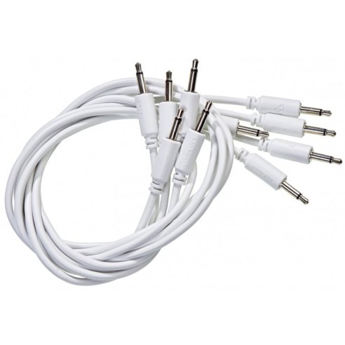 BLACK MARKET MODULAR PATCH CABLE 25 CM. 5-PACK WHITE