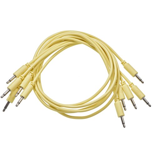 BLACK MARKET MODULAR PATCH CABLE 25 CM. 5-PACK YELLOW
