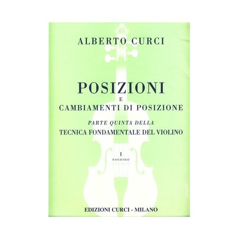 CURCI TECNICA FONDAMENTALE VIOLINO VOL.5