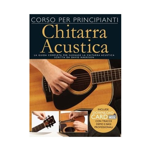 HARRISON CORSO PRINCIPIANTI CHITARRA ACUSTICA + DOWNLOAD