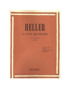 HELLER 25 STUDI PROGRESSIVI OPERA 46 PER PIANOFORTE