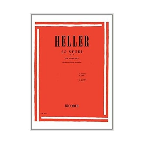 HELLER 25 STUDI OPERA 47 PER PIANOFORTE