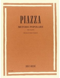 PIAZZA METODO POPOLARE PER FLAUTO