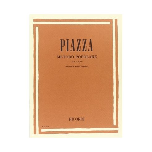 PIAZZA METODO POPOLARE PER FLAUTO