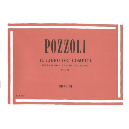 POZZOLI LIBRO COMPITI  PER SCUOLA TEORIA E SOLFEGGIO 2