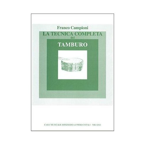 CAMPIONI TECNICA COMPLETA TAMBURO