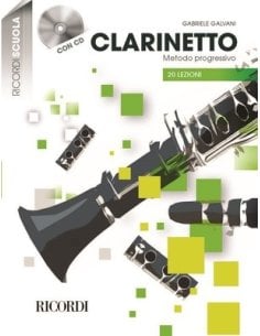 GALVANI METODO PROGRESSIVO CLARINETTO 20 LEZIONI + CD