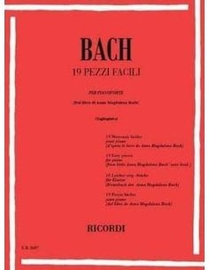 BACH 19 PEZZI FACILI PER PIANOFORTE
