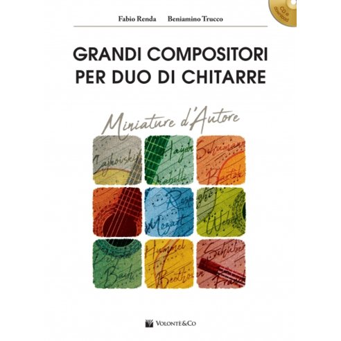 RENDA/TRUCCO GRANDI COMPOSITORI PER DUO DI CHITARRE + CD
