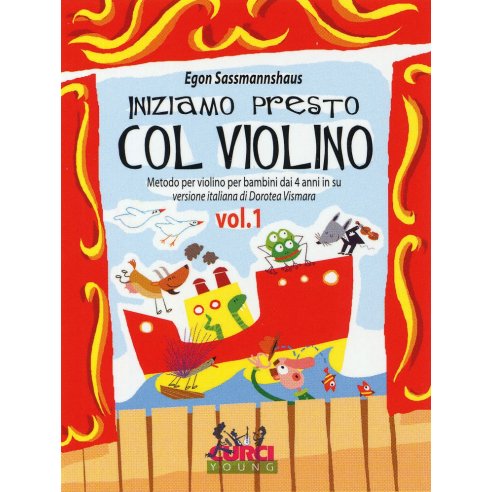 SASSMANNSHAUS INIZIAMO PRESTO COL VIOLINO VOLUME 1
