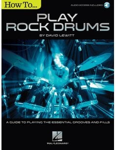 AAVV HOW TO PLAY ROCK DRUMS + AUDIO ONLINE