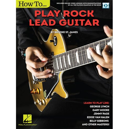 BROOKE ST. JAMES HOW TO PLAY ROCK LEAD GUITAR + VIDEO ONLINE