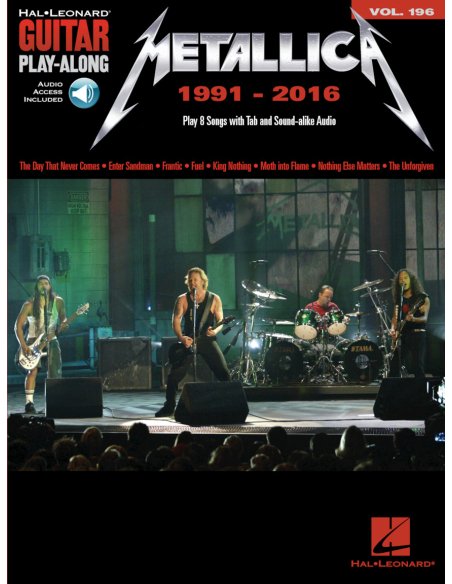 GUITAR PLAY ALONG VOLUME 196: METALLICA + AOL GUITAR PLAY ALONG VOLUME 196: METALLICA + AOL