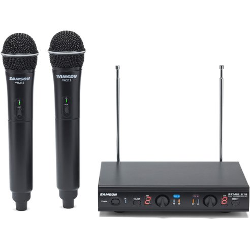 SAMSON STAGE 212-E DUAL HANDHELD VHF