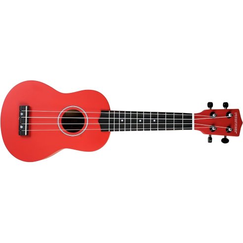 PURE TONE SOPRANO UKULELE RED PACK