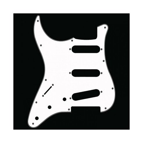 BOSTON SL-313-W PICKGUARD STRAT WHITE LEFT HANDED