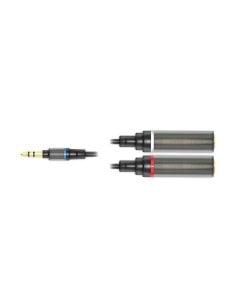 IK Multimedia iLine Mono Output Splitter - cavo jack stereo da 1/8" maschio/due jack mono 1/4" femmina