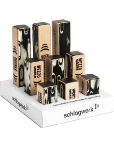 Schlagwerk SKPOS1 - Espositore Shaker da tavolo con 3x SK 30, SK 35, SK 40