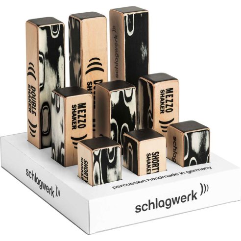 Schlagwerk SKPOS1 - Espositore Shaker da tavolo con 3x SK 30, SK 35, SK 40