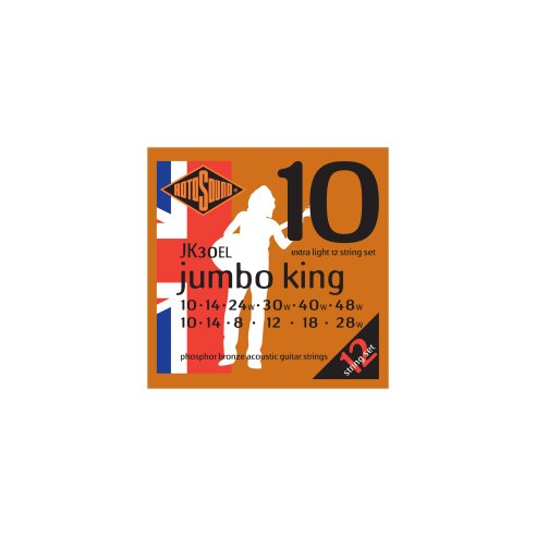 ROTOSOUND JK30EL JUMBO KING MUTA ACUST. PHOSPHOR BRONZE 12 10-48