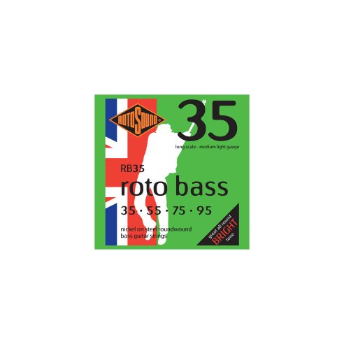 ROTOSOUND RB35 ROTO BASS MUTA  NICKEL ON STEEL 35-95