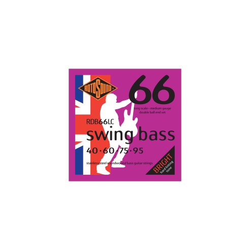 ROTOSOUND RDB66LC SWING BASS 66 MUTA  STAIN. STEEL 40-95 - DBL BALL END