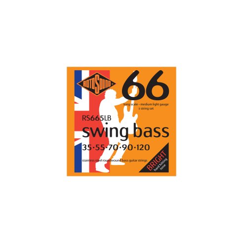 ROTOSOUND RS665LB SWING BASS 66 MUTA  5 STAINLESS STEEL 35-120