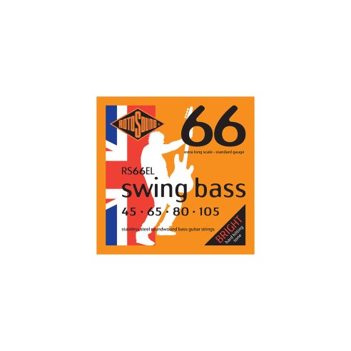 ROTOSOUND RS66EL SWING BASS 66 MUTA  STAIN. STEEL EXTRA LONG 45-105
