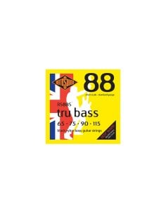 ROTOSOUND RS88S TRU BASS 88 MUTA BLACK NYLON FLATW. SHORT 65-115