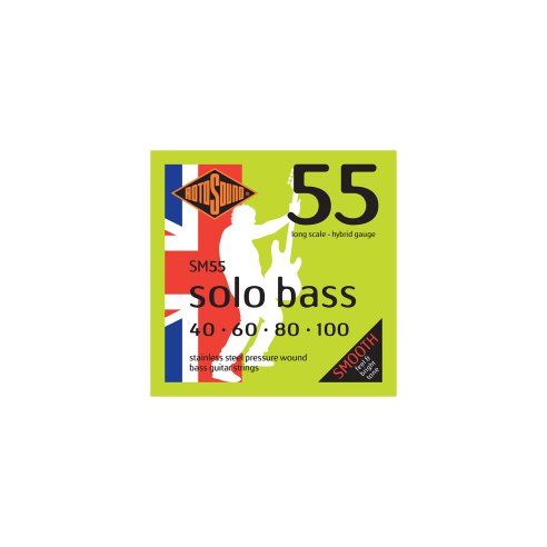 ROTOSOUND SM55 SOLO BASS 55 MUTA  STAINLESS STEEL 40-100