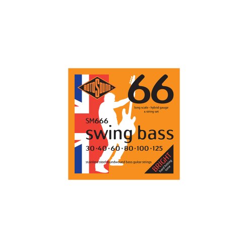 ROTOSOUND SM666 SWING BASS 66 MUTA  6 STAINLESS STEEL 30-125