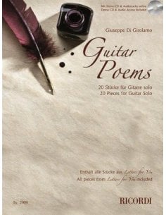 DI GIROLAMO GUITAR POEMS + CD + AUDIO ONLINE