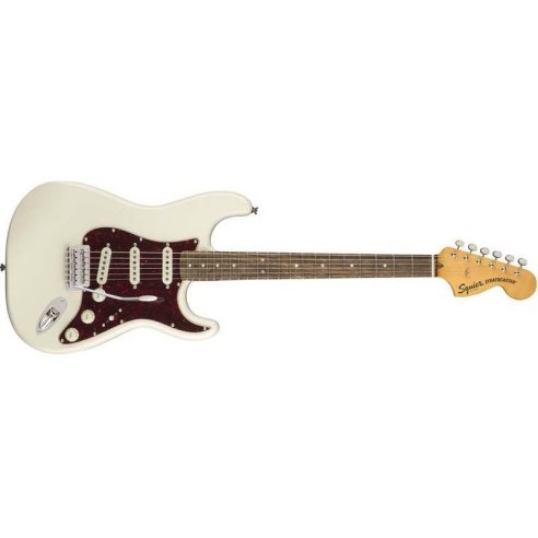 SQUIER CV STRAT 70S LRL OLYMPIC WHITE