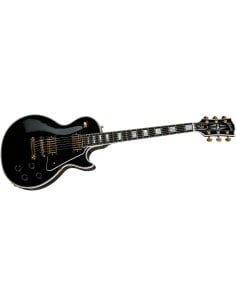 GIBSON LES PAUL CUSTOM EBONY W/EBONY BOARD