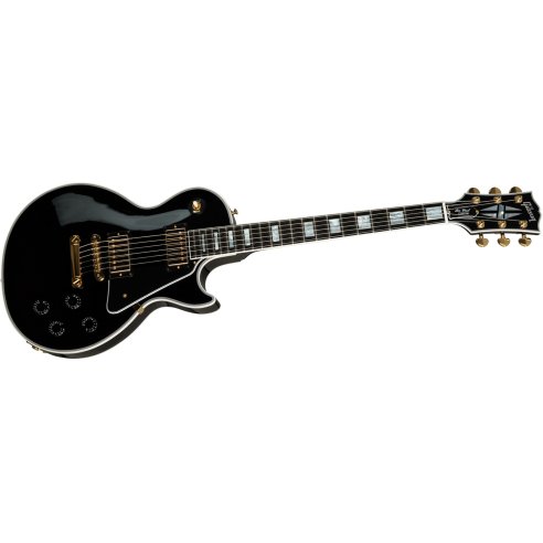 GIBSON LES PAUL CUSTOM EBONY W/EBONY BOARD