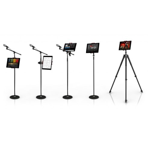 IK Multimedia iKlip 3 Deluxe - supporto da asta e treppiede per iPad