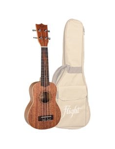 FLIGHT DUS321 MAHOGANY SOPRANO + BORSA