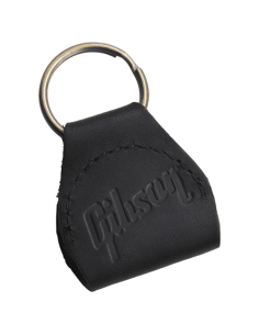 GIBSON AKYC-BLK PREMIUM LEATHER KEYCHAIN PICKHOLDER