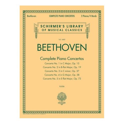 BEETHOVEN COMPLETE PIANO CONCERTOS