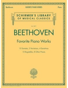 BEETHOVEN FAVORITE PIANO WORKS