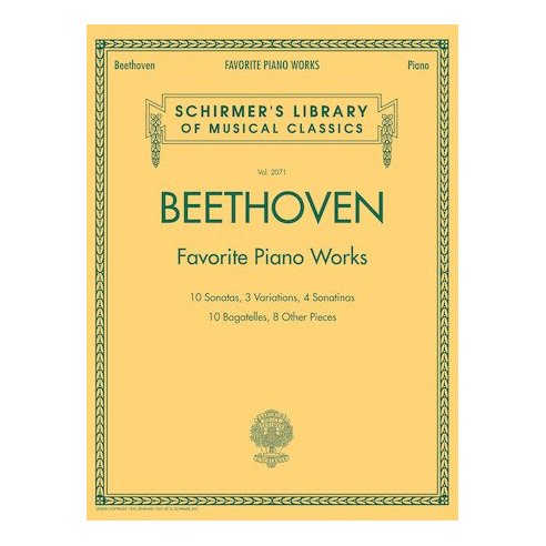 BEETHOVEN FAVORITE PIANO WORKS