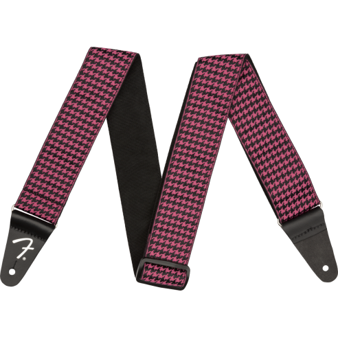 FENDER STRAP HOUNDSTOOTH PINK