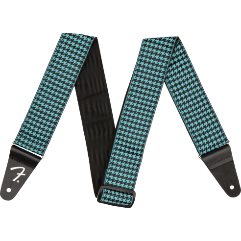 FENDER STRAP HOUNDSTOOTH TEAL